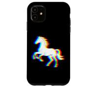 Gráfico Ecuestre de Horse Trippy EDM Rave Illusion #25D17 Carcasa para iPhone 11