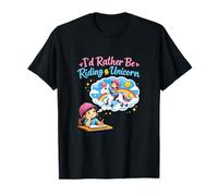 Gráfico Ecuestre I'D Rather Be Riding a Unicorn Camiseta