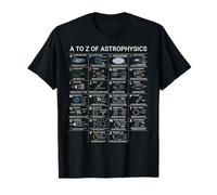 Gráfico Educativo de astrofísica A-Z Space Concepts Camiseta