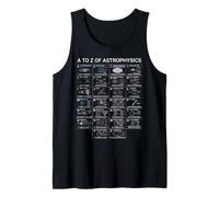 Gráfico Educativo de astrofísica A-Z Space Concepts Camiseta sin Mangas