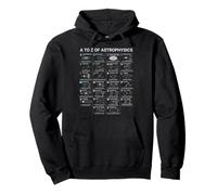 Gráfico Educativo de astrofísica A-Z Space Concepts Sudadera con Capucha