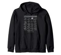Gráfico Educativo de astrofísica A-Z Space Concepts Sudadera con Capucha