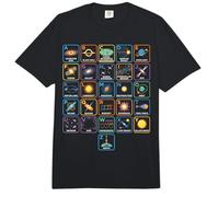 Gráfico Educativo Visual de la Ciencia Espacial de la A a la Z de la astrofísica Comfort Colors Adult Heavyweight T-Shirt