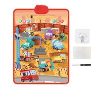 Gráfico electrónico de pared del alfabeto | Póster electrónico interactivo para hablar, póster de pared para niños y niñas de 1, 2, 3, 4, 5 años