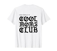 Gráfico en la Parte Trasera de The Very Cool Moms Club, Estilo gótico Alternativo Camiseta