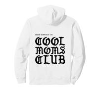Gráfico en la Parte Trasera de The Very Cool Moms Club, Estilo gótico Alternativo Sudadera con Capucha