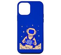 Gráfico Espacial con Cita Divertida de Astronauta Chill Carcasa para iPhone 12 Mini