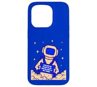 Gráfico Espacial con Cita Divertida de Astronauta Chill Carcasa para iPhone 15 Pro
