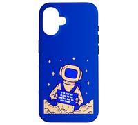 Gráfico Espacial con Cita Divertida de Astronauta Chill Carcasa para iPhone 16