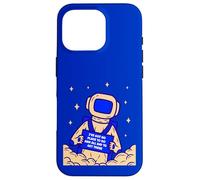 Gráfico Espacial con Cita Divertida de Astronauta Chill Carcasa para iPhone 16 Pro