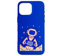Gráfico Espacial con Cita Divertida de Astronauta Chill Carcasa para iPhone 16 Pro MAX