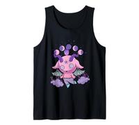 Gráfico Espeluznante de Baby Baphomet Celestial Gothic Pink Goat Camiseta sin Mangas