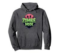 Gráfico Espeluznante de Muertos vivientes de Halloween para Hombre Sudadera con Capucha, Unisex para Adultos, Jaspeado Oscuro, XXL