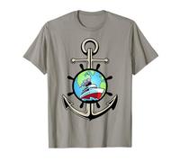 Gráfico Estampado Proud Ship Seaman Captain Husband Daddy Anchor Camiseta