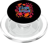 Gráfico Floral con Texto Italiano Ciao Bella PopSockets PopGrip para MagSafe