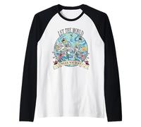 Gráfico Floral de Dinosaurio Hear You Roar Empowerment Camiseta Manga Raglan