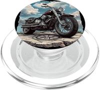 Gráfico Freedom Skies y Cool Motorcycle PopSockets PopGrip para MagSafe