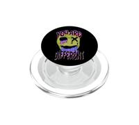 Gráfico gótico de You Are Different Melting Skull PopSockets PopGrip para MagSafe