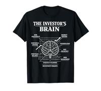 Gráfico gráfico de inversión de Comercio de finanzas cerebrales del inversor Camiseta