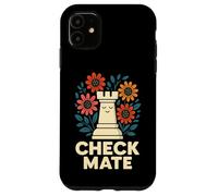 Gráfico gráfico Divertido de Check Mate Chess Flower Carcasa para iPhone 11
