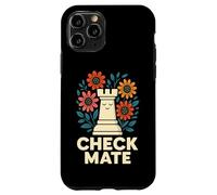 Gráfico gráfico Divertido de Check Mate Chess Flower Carcasa para iPhone 11 Pro