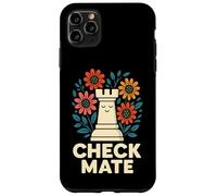 Gráfico gráfico Divertido de Check Mate Chess Flower Carcasa para iPhone 11 Pro MAX