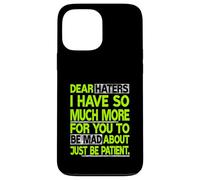 Gráfico Green Dear Haters - Be Mad Green Carcasa para iPhone 13 Pro Max