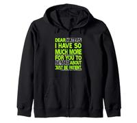 Gráfico Green Dear Haters - Be Mad Green Sudadera con Capucha