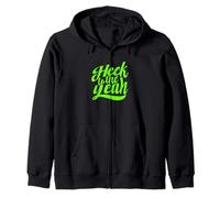 Gráfico Green Heck to The Yeah Green Sudadera con Capucha