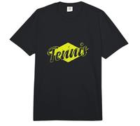 Gráfico Hexagonal de guión de Tenis Comfort Colors Adult Heavyweight T-Shirt