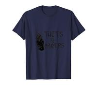 Gráfico humorístico de Parodia Divertida de THOTS & Prayers Camiseta