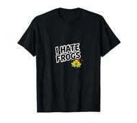 Gráfico I Hate Frogs - Diseño Moderno de Humor irónico Camiseta