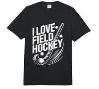 Gráfico I Love Hockey Sport Passion Comfort Colors Adult Heavyweight T-Shirt