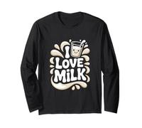 Gráfico I Love Milk Happy Drink Splash Manga Larga