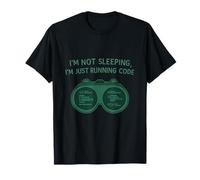 Gráfico I'm Not Sleeping I'm Just Running Code Green Camiseta