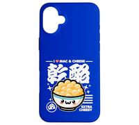 Gráfico Inspirado en japonés I Love Mac & Cheese Carcasa para iPhone 16 Plus