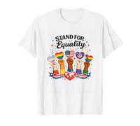 Gráfico Inspirador Stand For Equality Diversity Unity Camiseta