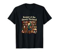 Gráfico Keeper of The Dewey Decimal Book Aver Camiseta