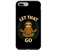 Gráfico Let That Go Zen Sloth, divertido y tranquilo Carcasa para iPhone 7 Plus/8 Plus