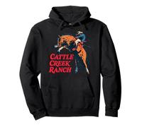 Gráfico Ligero de Cattle Creek Hold On Cowboy Sudadera con Capucha