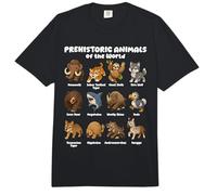 Gráfico Lindo De Animales Prehistóricos del Mundo Kawaii Comfort Colors Adult Heavyweight T-Shirt