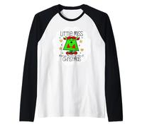 Gráfico Little Always Miss Thinking About Christmas Tree Camiseta Manga Raglan