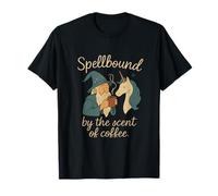 Gráfico mágico de Spellbound Unicorn Wizard Coffee Camiseta