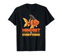 Gráfico Mindset is Everything: pez con Aleta de tiburón Camiseta