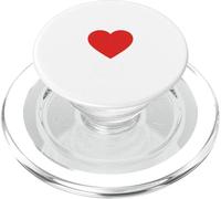 Gráfico Minimalista con números Retro en Forma de corazón 67, Estilo Pop Art PopSockets PopGrip para MagSafe