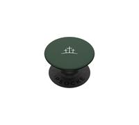 Gráfico Minimalista de fe de Tres Cruces PopSockets PopGrip Adhesivo