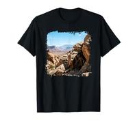Gráfico Misterioso de Criatura Oculta humanoide de Lagarto del Desierto Camiseta