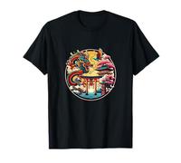 Gráfico mítico de Cultura Japonesa Tradicional Japonesa de Japón - S26 Camiseta
