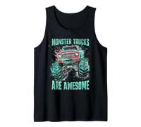 Gráfico Monster Trucks Are Awesome Boys Men Camiseta sin Mangas