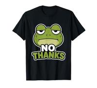 Gráfico Moody Frog No Thanks Camiseta